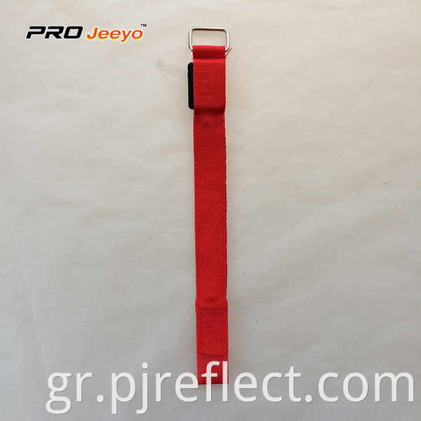 Reflective Red Zebra Print Webbing Armband Wb Mbw002